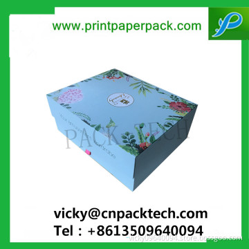 Bespoke High-End Elegant Folding Paper Jewelry Box Luxe Ribbon Jewelry Box Custom Paper Gift Box